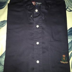 Vintage Navy Blue Ralph Lauren and Chaps Button Up